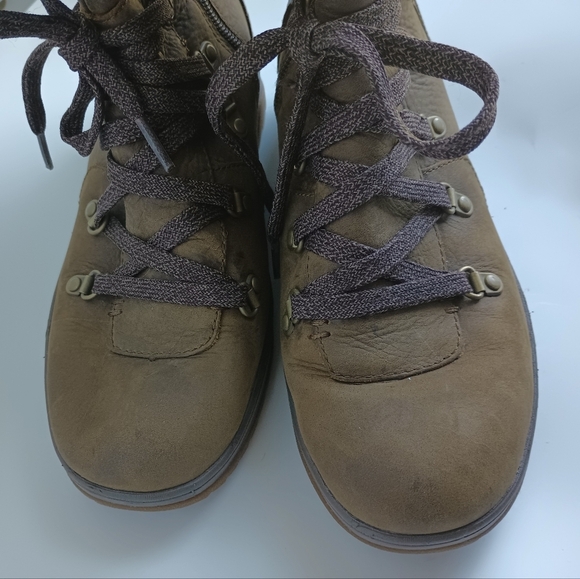 Merrell Womens Dark Earth Waterproof Boots Size 6 Knee High Lace Up Tweed - Picture 8 of 14